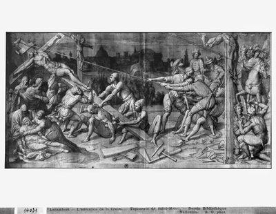 Vita di Cristo, la sollevazione della croce, studio preparatorio per il cartone dell